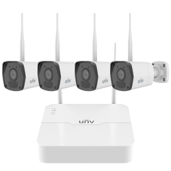 Kit di Videosorveglianza Uniview - Connessione Ethernet e WiFi -