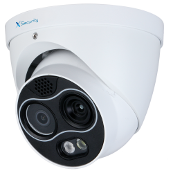 Telecamera termica Turret Dual IP X-Security - 256x192 VOx | Ott