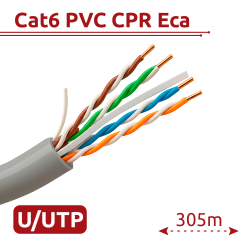 Hikvision cavo UTP categoria 6 - Conduttore OFC, 99,5% rame - Di