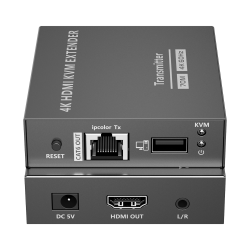 Extender KVM del segnale HDMI - Distanza 70 m - Risoluzione 4K -