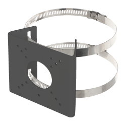 Staffa da palo - Per telecamere bullet - Per esterni - Diametro 