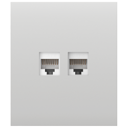 Tapa central para enchufe Ethernet - Compatible con AJ-OUTLETCOR