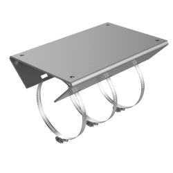 Hikvision - Staffa di montaggio a palo - 314 mm  197 mm  198 mm 