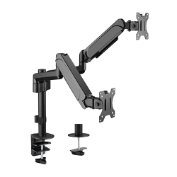 Braccio per due monitor - Installazione a tavolo - Peso supporta