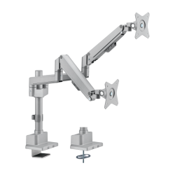 Braccio per due monitor - Installazione a tavolo - Peso supporta