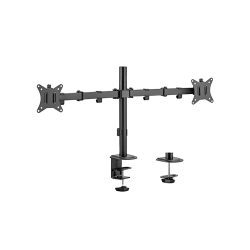 Braccio per due monitor - Installazione a tavolo - Peso supporta