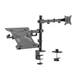 Supporto a braccio per monitor e PC - Installazione a tavolo - P