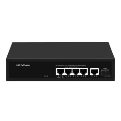 Switch PoE Multigagibit 2,5Gbps - 4 PoE + 1 Uplink Rj45 1/2,5G+ 