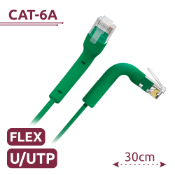 Cable UTP flexible - Ethernet - Conectores RJ45 - Categora 6A - 