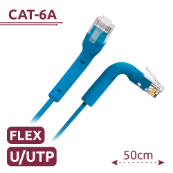 Cable UTP flexible - Ethernet - Conectores RJ45 - Categora 6A - 