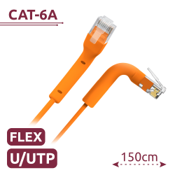 Cable UTP flexible - Ethernet - Conectores RJ45 - Categora 6A - 