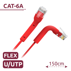 Cable UTP flexible - Ethernet - Conectores RJ45 - Categora 6A - 