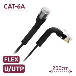 Cable UTP flexible - Ethernet - Conectores RJ45 - Categora 6A - 
