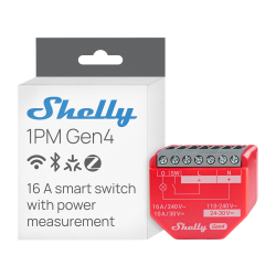 Shelly 1PM Gen4 - WiFi 2.4 GHz / Bluetooth / Zigbee -  Interrutt