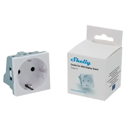 Shelly Socket for Wall Display Stand White - Adaptador tipo ench