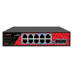 Safire Switch Hi-PoE - 8 porte PoE + 2 SFP + 2 RJ45 - Velocit po