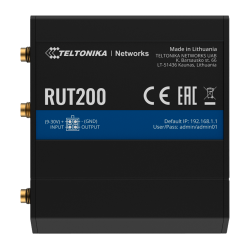 Teltonika Router 4G Industriale - 2 porte Ethernet RJ45 Fast Eth