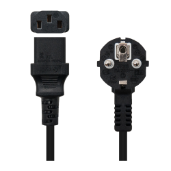 Cavo di alimentazione - Connettore CEE7 maschio - C13 femmina - 