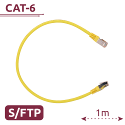 Cavo SFTP - Ethernet - Connettori RJ45 - Categoria 6A - 1 m - Co