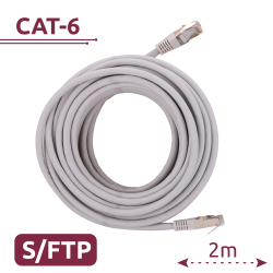 Cavo SFTP - Ethernet - Connettori RJ45 - Categoria 6A - 2 m - Co