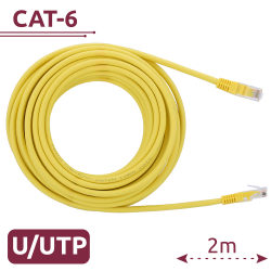 Cavo UTP - Ethernet - Connettori RJ45 - Categoria 6 - 2 m - Colo