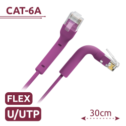 Cavo UTP flessibile - Ethernet - Connettori RJ45 - Categoria 6A 
