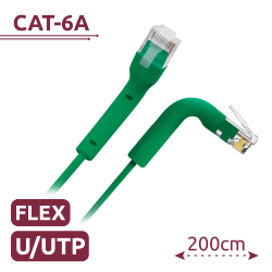 Cavo UTP flessibile - Ethernet - Connettori RJ45 - Categoria 6A 