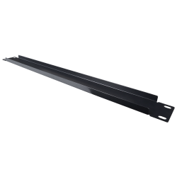 Pannello cieco per rack standard 19" - Formato 1U - Colore nero