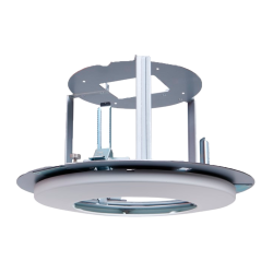 Staffa da incasso - Per telecamere dome - Utilizzo su soffitto -