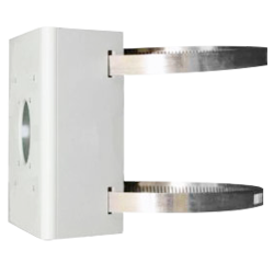 Staffa da palo - Per telecamere dome - Adatto per uso esterno - 