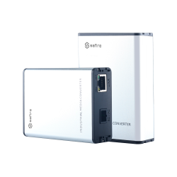 Safire Kit (2) conversor de medios industrial  - 1x Puerto Ether