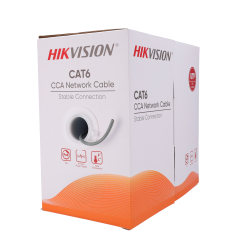 Hikvision cable UTP categora 6 - Conductor CCA - Dimetro 23 AWG-