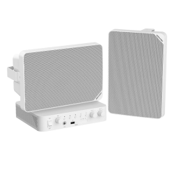 Kit audio - Amplificatore 60 W - 4 x Altoparlanti da soffitto - 