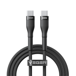 VEGER - Cavo USB 2.0 per qualsiasi dispositivo - USB-C a USB-C -