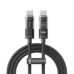 VEGER - Cavo USB 2.0 per qualsiasi dispositivo - USB-C a USB-C -